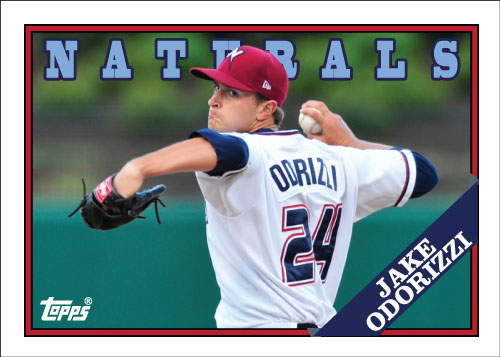 Naturals Jake Odorizzi custom card