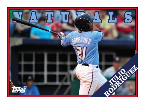 Naturals Julio Rodriguez custom card