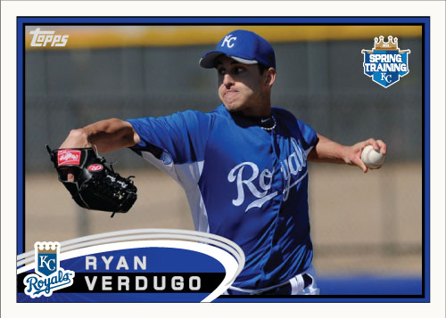 Ryan Verdugo 2012 Spring Training custom card