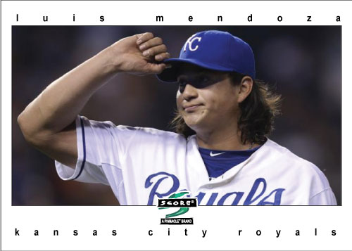 Luis Mendoza 1997 Score custom card