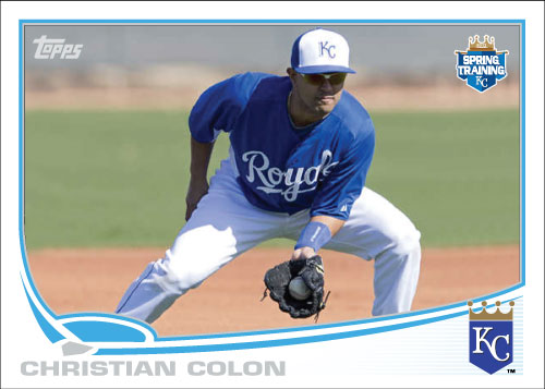 Christian Colon 2013 Topps Spring Training custom card