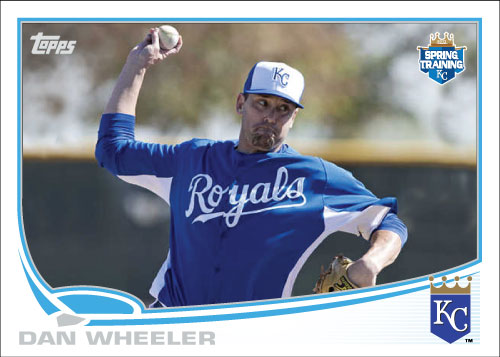 Dan Wheeler Royals spring training custom card