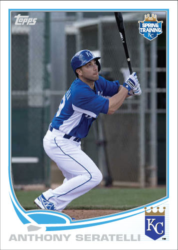 Anthony Seratelli 2013 spring training custom card.