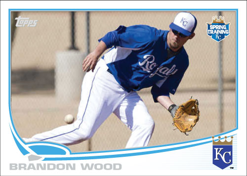 Brandon Wood 2013 Spring Training Custom card