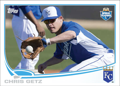 Chris Getz 2013 Spring Training custom card