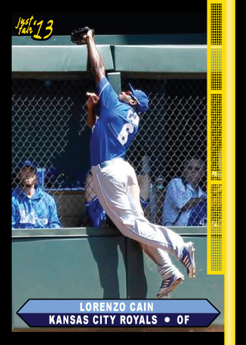 Lorenzo Cain 2013 Just Fair custom card
