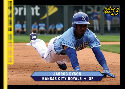 2013 Just Fair Jarrod Dyson custom card