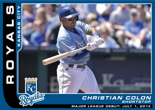 Christian Colon Major League Debut Custom Card
