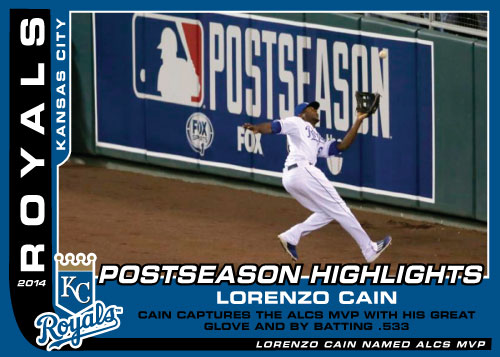 Postseason Highlight Kansas City Royals custom card set