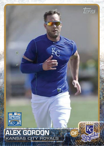 2015 Kansas City Royals Spring Training set - Alex Gordon