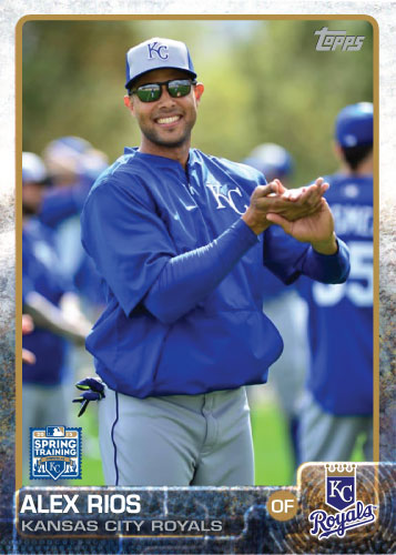 2015 Kansas City Royals Spring Training set - Alex Rios
