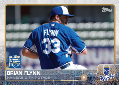 2015 Kansas City Royals Spring Training set - Brian Flynn custom card