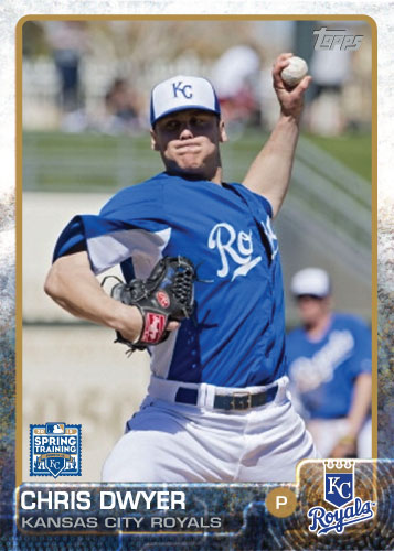 2015 Kansas City Royals Spring Training set - Chris Dwyer custom card