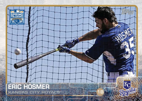 2015 spring training Eric Hosmer custom card