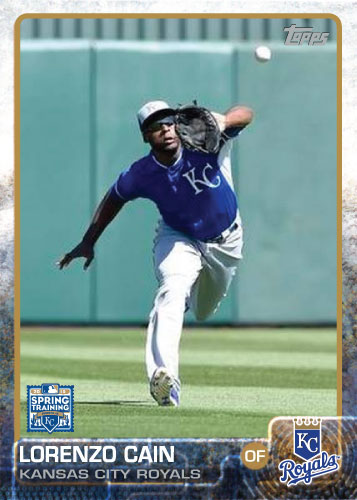 2015 Kansas City Royals Spring Training set - Lorenzo Cain