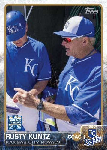 2015 Kansas City Royals Spring Training set - Rusty Kuntz