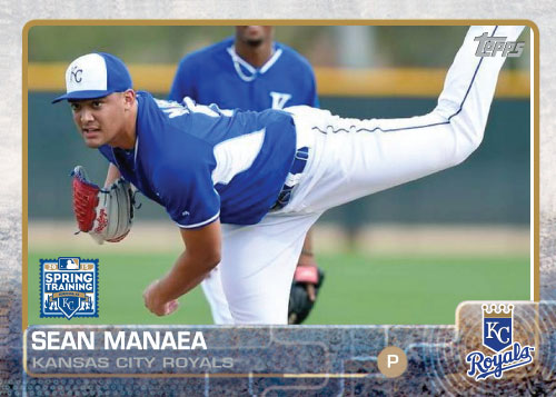 2015 Kansas City Royals Spring Training set - Sean Manaea
