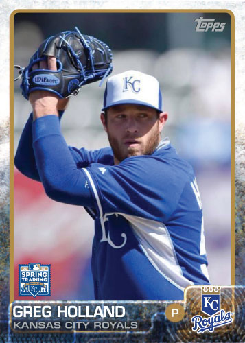 2015 Kansas City Royals Spring Training Set alternate - Greg Holland