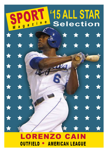 2015 All-Star Lorenzo Cain custom card