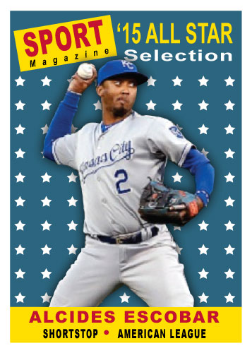 2015 All-Star Alcides Escobar custom card