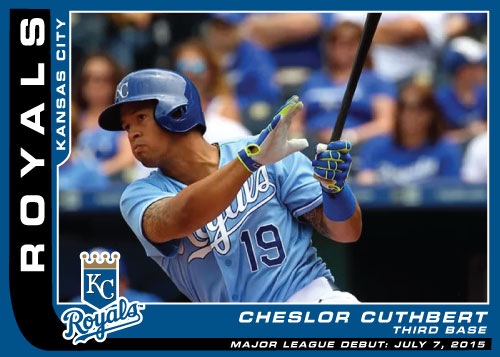 MLB Debut Custom Card Cheslor Cuthbert
