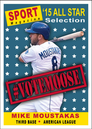 2015 All-Star Vote Mike Moustakas custom card