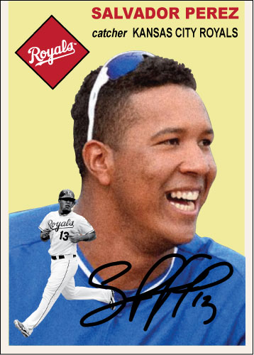 History of Salvador Perez: 1954 Topps