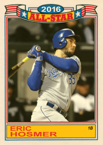 Eric Hosmer 2016 All-Star Royals custom card