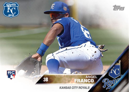 Angel Franco 2016 Spring Training Kansas City Royals custom card