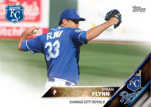 Brian Flynn 2016 Spring Training Kansas City Royals custom card