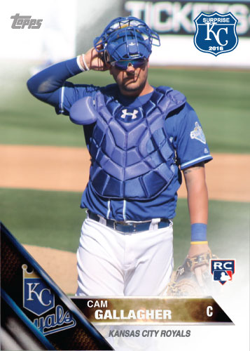 Cam Gallagher 2016 Spring Training Kansas City Royals custom card