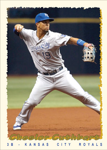 Cheslor Cuthbert 1995 Topps custom card