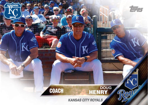 Doug Henry 2016 Spring Training Kansas City Royals custom card  