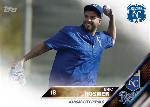 Eric Hosmer 2016 Spring Training Kansas City Royals custom card