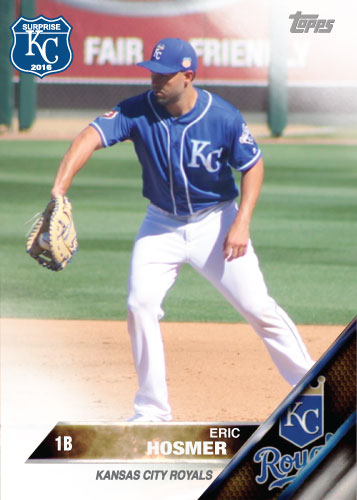 Eric Hosmer 2016 Spring Training Kansas City Royals custom card