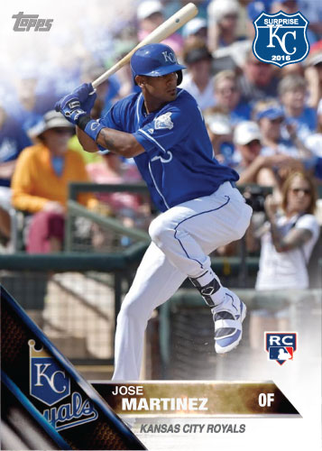 Jose Martinez 2016 Spring Training Kansas City Royals custom card