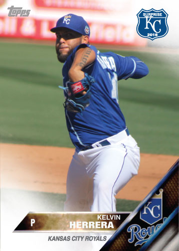Kelvin Herrera 2016 Spring Training Kansas City Royals custom card