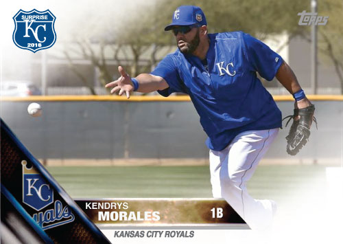 Kendrys Morales 2016 Spring Training Kansas City Royals custom card