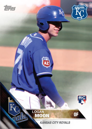 Logan Moon 2016 Spring Training Kansas City Royals custom card