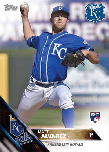 Matt Alvarez 2016 Spring Training Kansas City Royals custom card  