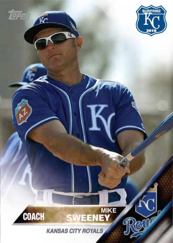 Mike Sweeney 2016 Spring Training Kansas City Royals custom card