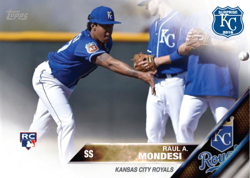 Raul Mondesi 2016 Spring Training Kansas City Royals custom card