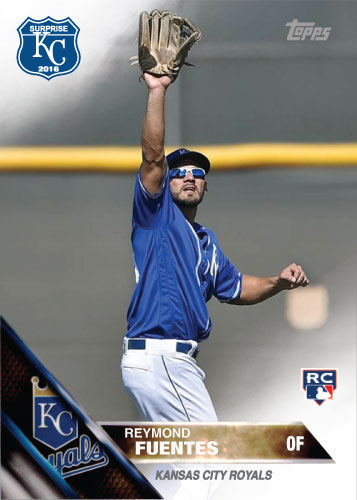Reymond Fuentes 2016 Spring Training Kansas City Royals custom card