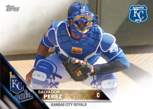 Salvador Perez 2016 Spring Training Kansas City Royals custom card