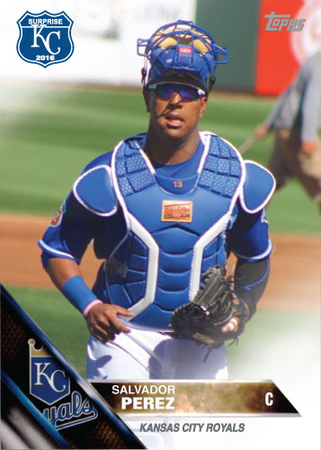 Salvador Perez 2016 Spring Training Kansas City Royals custom card
