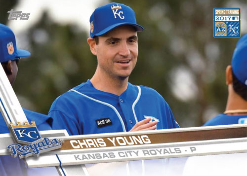 Rusty Kuntz 2017 Royals Spring Training custom card