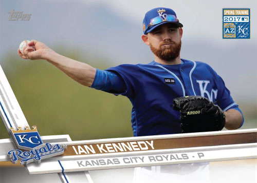 Ian Kennedy 2016 Royals Spring Training custom card