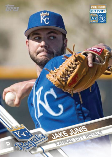 Jake Junis 2017 Royals Spring Training custom card