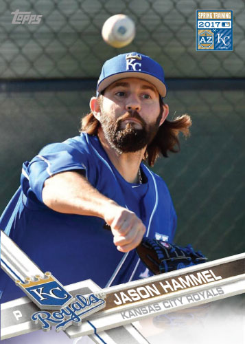 Jason Hammel 2016 Royals Spring Training custom card