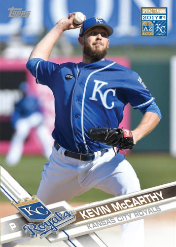 Kevin McCarthy 2017 Royals Spring Training custom card